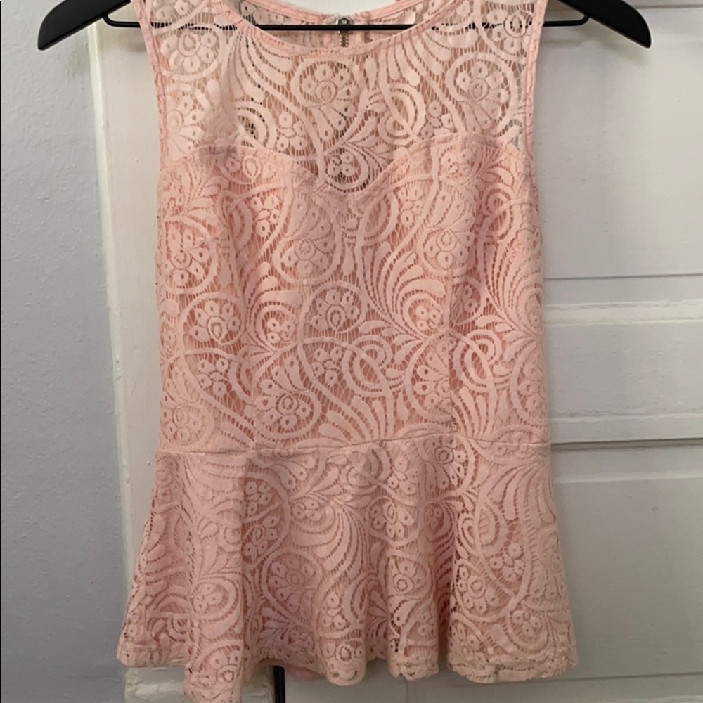 Pink Zip Up Top